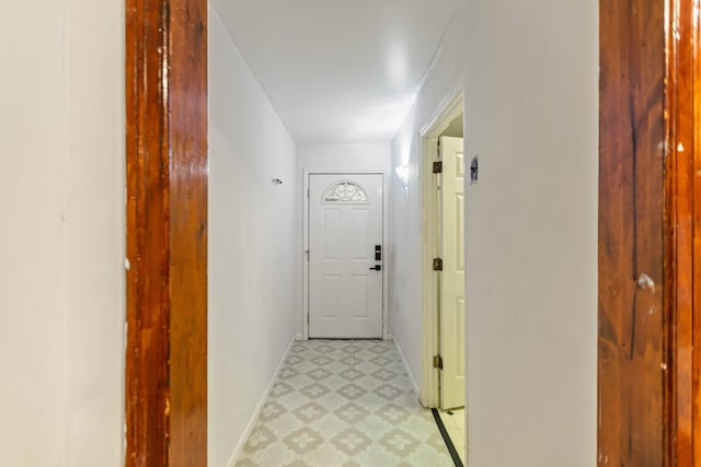 702 1st Ave, Mount Pleasant, TN 38474 - hallway featuring baseboards and light floors