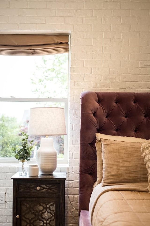 743 Fontwell Ln, Franklin, TN 37064 - interior space featuring brick wall