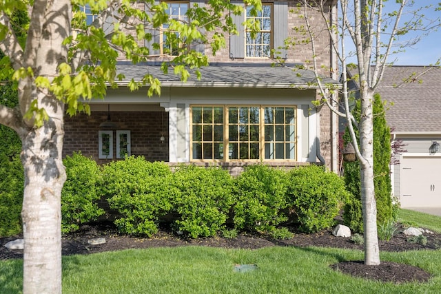 743 Fontwell Ln, Franklin, TN 37064 - exterior space featuring a lawn and brick siding