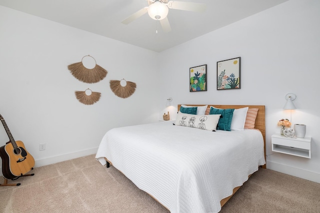743 Fontwell Ln, Franklin, TN 37064 - bedroom featuring carpet flooring, baseboards, and ceiling fan