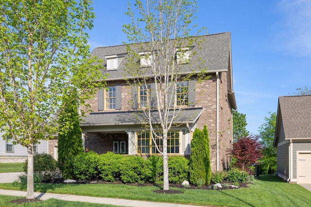 743 Fontwell Ln, Franklin, TN 37064 - view of front facade with a front lawn and brick siding