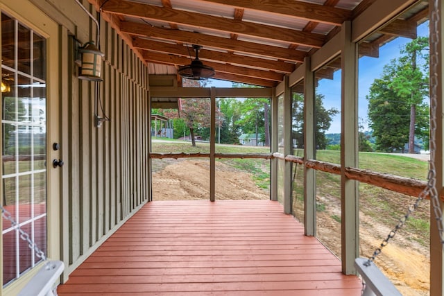 4428 Deer Creek Rd, Linden, TN 37096 - unfurnished sunroom featuring plenty of natural light