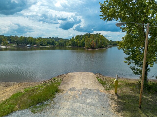 4428 Deer Creek Rd, Linden, TN 37096 - property view of water with a wooded view