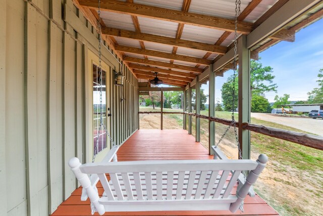 4428 Deer Creek Rd, Linden, TN 37096 - view of deck