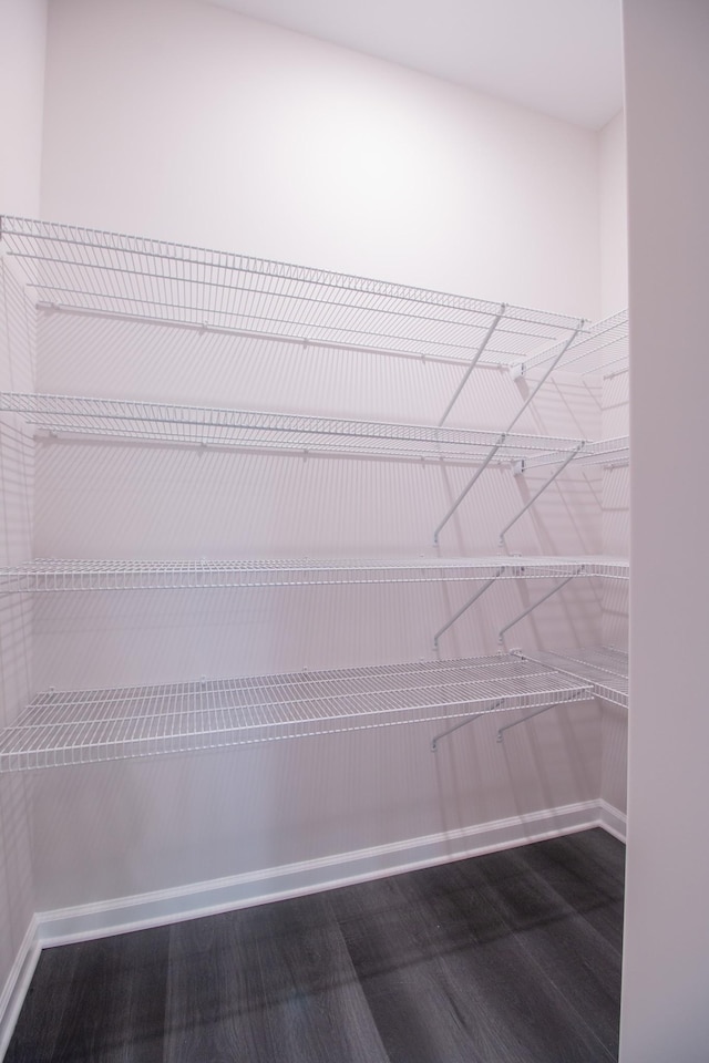 view of storage area