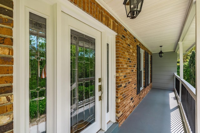 balcony with a porch