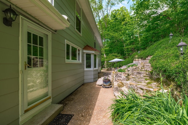 view of property exterior