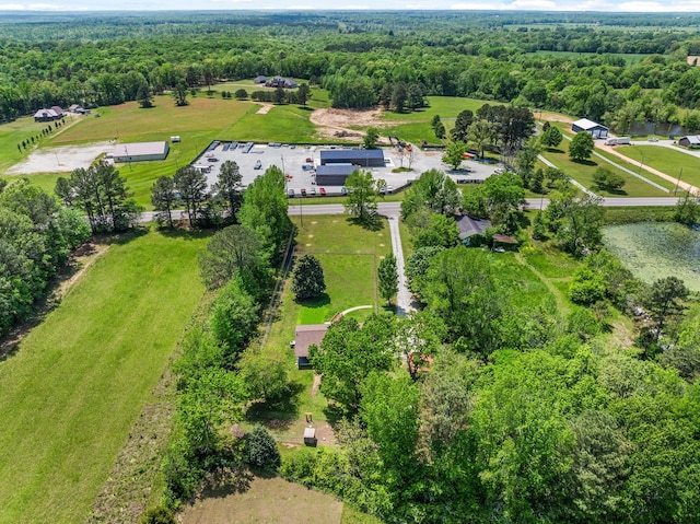 1759 Summertown Hwy, Hohenwald, TN 38462 - birds eye view of property featuring a wooded view