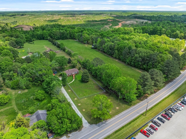 1759 Summertown Hwy, Hohenwald, TN 38462 - bird's eye view featuring a wooded view