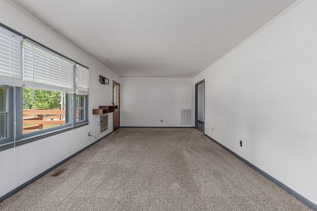 1759 Summertown Hwy, Hohenwald, TN 38462 - unfurnished living room featuring carpet floors, baseboards, and visible vents