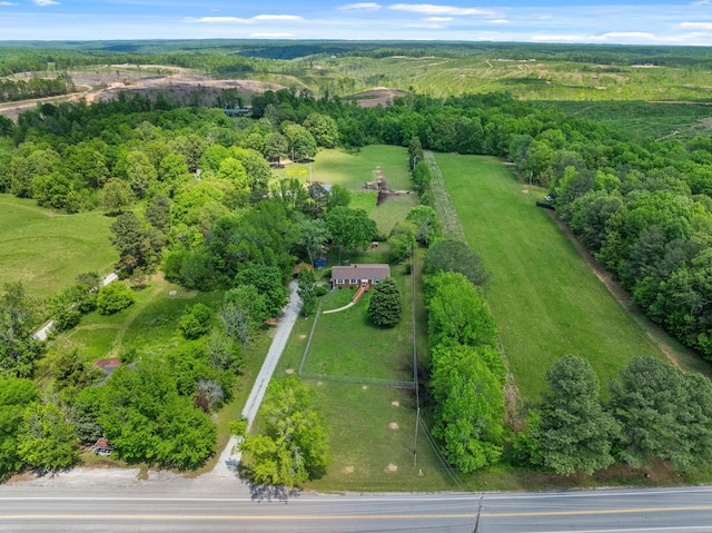 1759 Summertown Hwy, Hohenwald, TN 38462 - birds eye view of property with a view of trees and a rural view