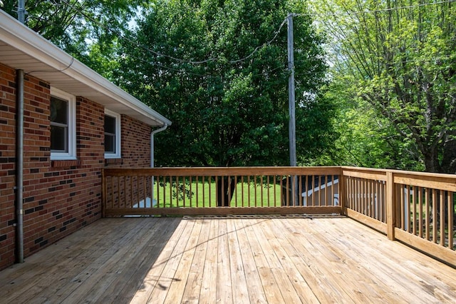view of deck