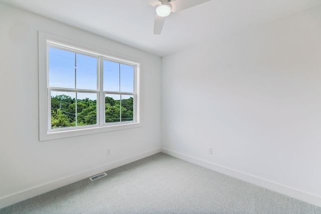 1303 Katie Ave Unit B, Nashville, TN 37207 - carpeted empty room featuring baseboards, a ceiling fan, and visible vents