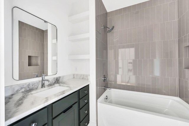 18 Willis St Unit C, Nashville, TN 37207 - bathroom with bathing tub / shower combination and vanity