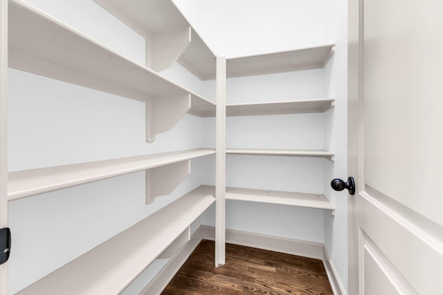 view of pantry