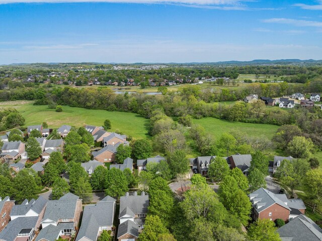 bird's eye view featuring a residential view
