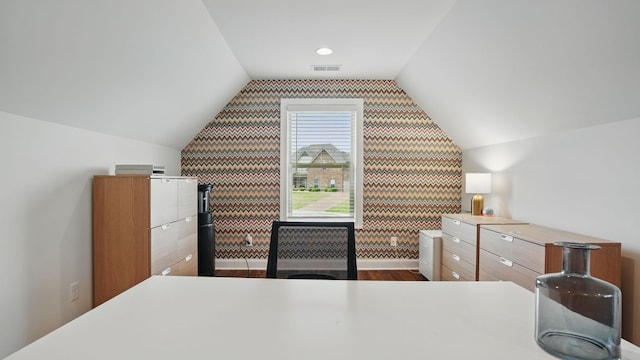 1210 Macey Peri Way, Smyrna, TN 37167 - home office featuring vaulted ceiling and wood finished floors