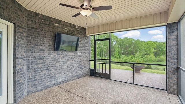 1210 Macey Peri Way, Smyrna, TN 37167 - unfurnished sunroom featuring ceiling fan