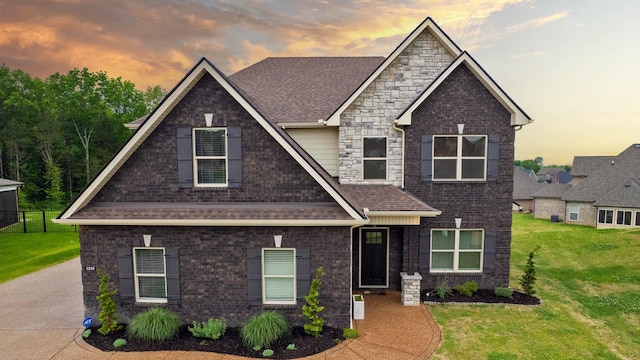 1210 Macey Peri Way, Smyrna, TN 37167 - craftsman-style house featuring a shingled roof, a front yard, and brick siding
