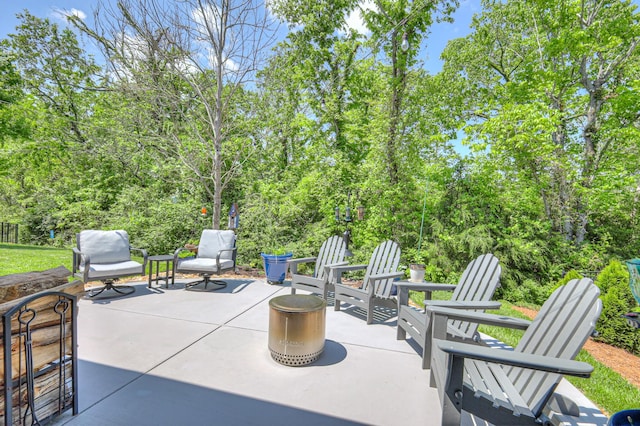 view of patio