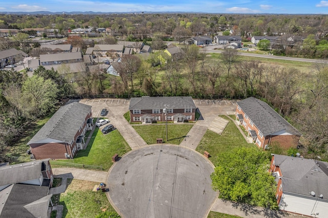 bird's eye view featuring a residential view