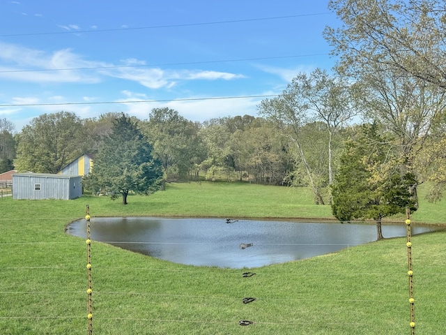 property view of water