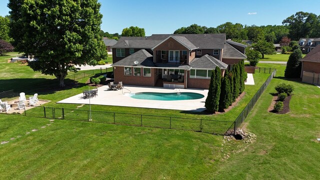 658 Shasteen Bend Dr, Winchester, TN 37398 - view of swimming pool with a patio