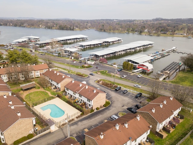 250 Sanders Ferry Rd Unit 4, Hendersonville, TN 37075 - drone / aerial view featuring a water view