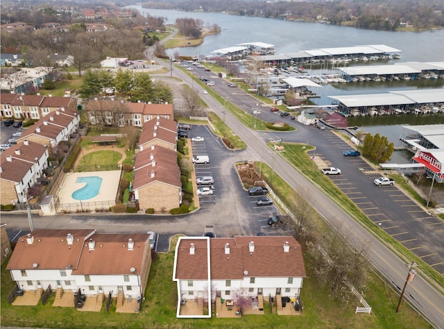 250 Sanders Ferry Rd Unit 4, Hendersonville, TN 37075 - drone / aerial view featuring a water view