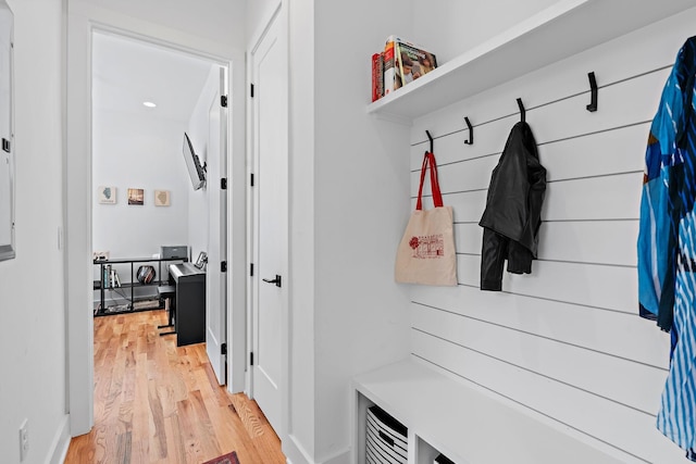 1811 Meridian St, Nashville, TN 37207 - mudroom with light wood-style flooring