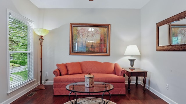 1011 Gatewick Ct, Franklin, TN 37067 - living area featuring plenty of natural light and baseboards