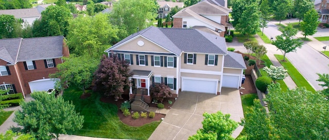 1011 Gatewick Ct, Franklin, TN 37067 - aerial perspective of suburban area