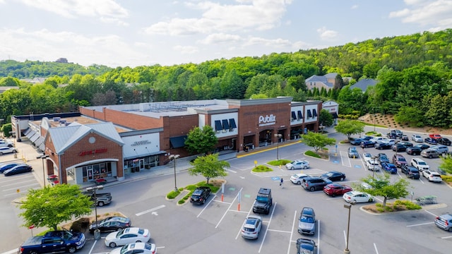 1011 Gatewick Ct, Franklin, TN 37067 - bird's eye view of a commercial area and a forest