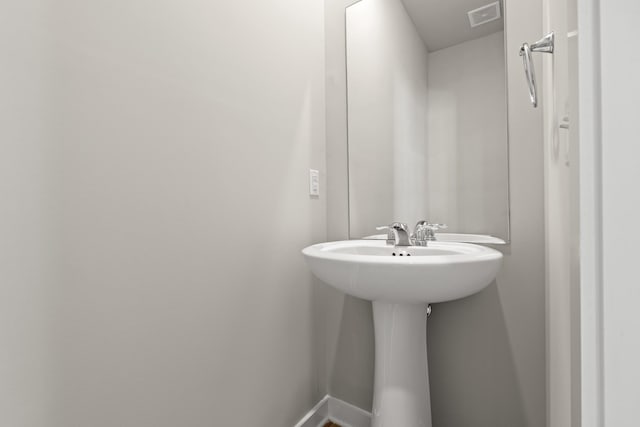 bathroom featuring visible vents