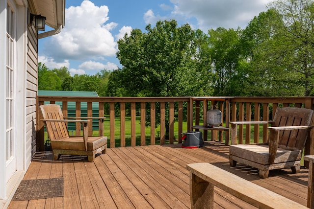 view of deck