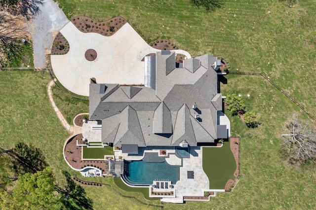 drone / aerial view
