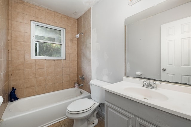 4051 New Highway 96 W, Franklin, TN 37064 - bathroom featuring toilet, vanity, and washtub / shower combination