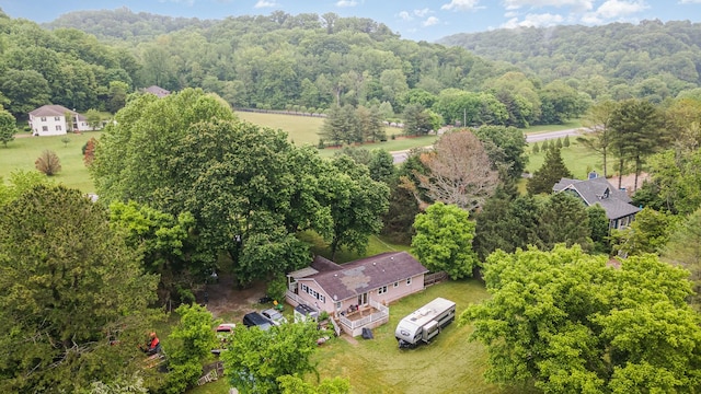 4051 New Highway 96 W, Franklin, TN 37064 - aerial view of property and surrounding area with a forest