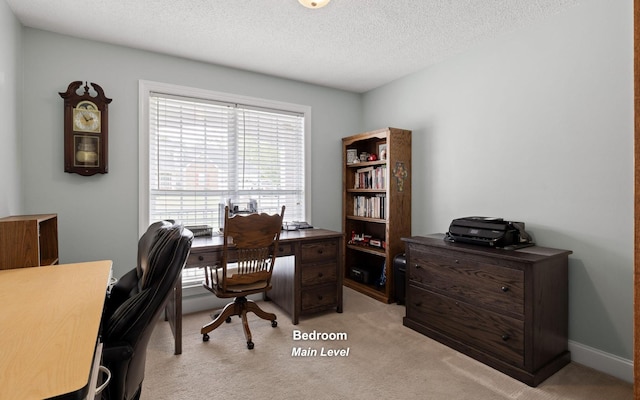 433 Stanford Dr, Flintstone, GA 30725 - office space featuring a textured ceiling and light carpet