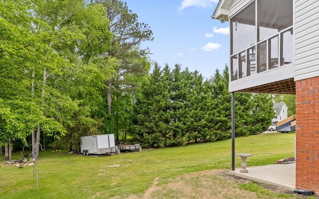 433 Stanford Dr, Flintstone, GA 30725 - view of yard featuring a sunroom