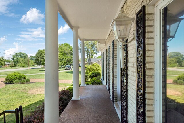 223 Kennett Rd, Old Hickory, TN 37138 - view of patio / terrace featuring a porch