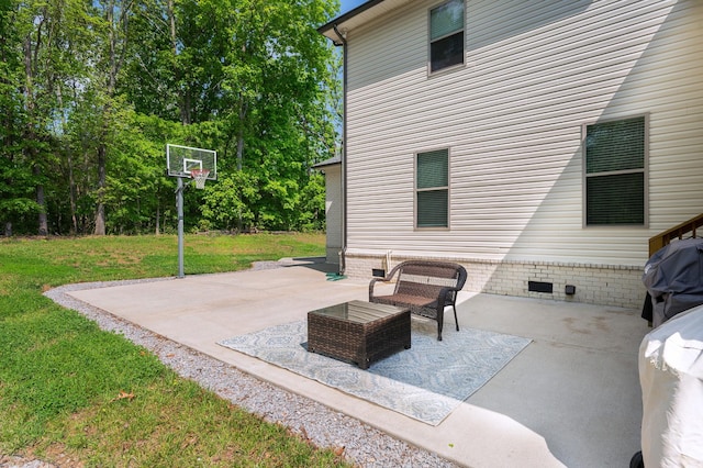 view of patio / terrace with grilling area
