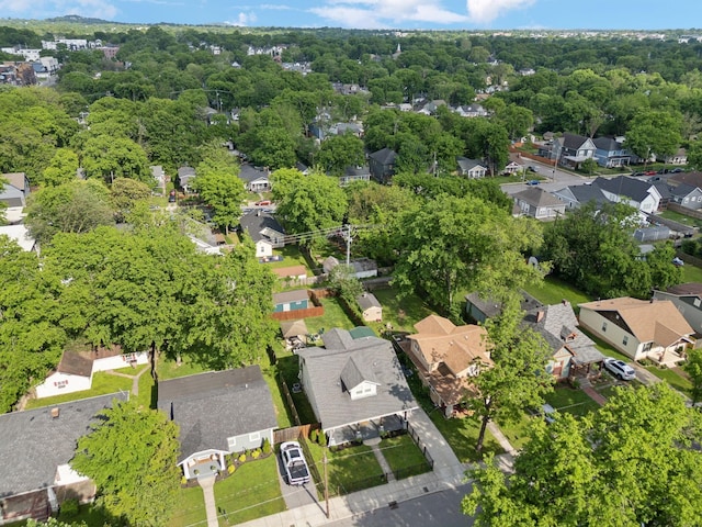 drone / aerial view featuring a residential view