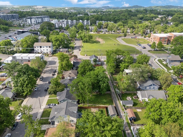 birds eye view of property featuring a residential view