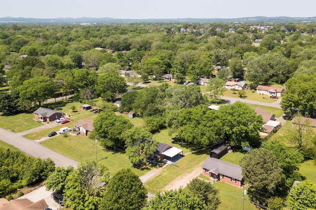 aerial view with a view of trees