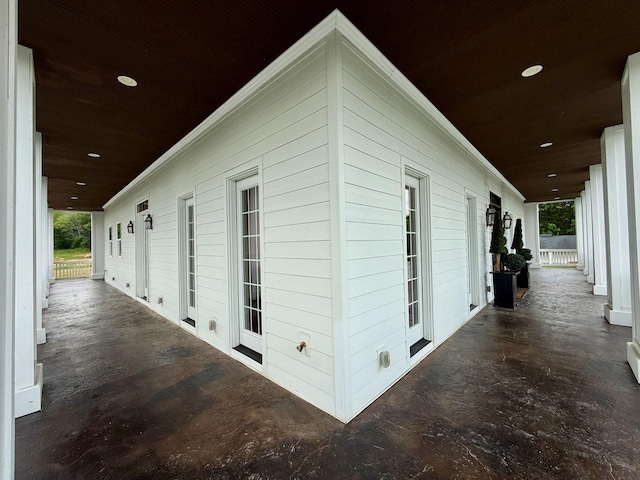 view of side of home