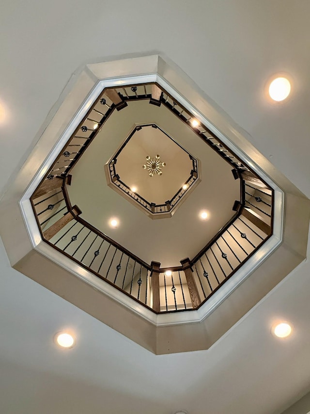 interior details featuring recessed lighting