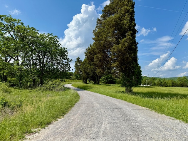 view of road