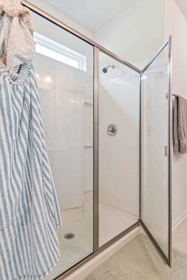 full bath with a stall shower