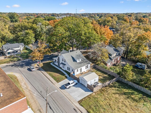 534 Greenwood Ave, Clarksville, TN 37040 - birds eye view of property featuring a view of trees